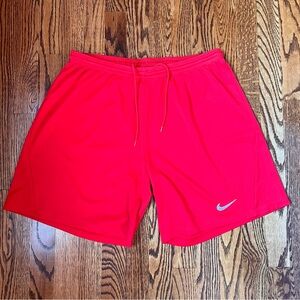 Red Nike Athletic Shorts